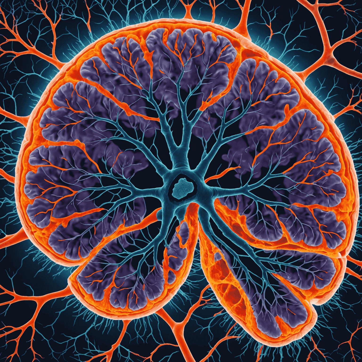 Imagen microscópica de tejido cerebral mostrando placas amiloides características del Alzheimer, con anotaciones que señalan las áreas de interés identificadas en el estudio